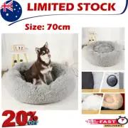 Dog Bed Donut Big Large Round Basket Plush Beds for Dogs Medium Accessories New