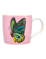 [Maxwell & Williams] Pete Cromer Garden Party Mug 370ml Butterfly Gift Boxed in Pink