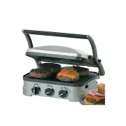 Cuisinart® Griddler + Removable Dishwasher-Safe Plates, GR-4JCP