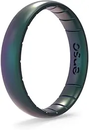 Enso Rings Thin Legend Silicone Ring - Made in The USA - Ultra Comfortable, Breathable and Safe - Award Winning Customer Service