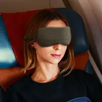 在飛比找樂天市場購物網優惠-《DQ&CO》親膚安眠眼罩(灰) | 睡眠眼罩 遮光眼罩