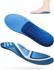 QBK Insoles for Plantar Fasciitis Flat Feet Orthotic Plantar Fasciitis Support