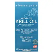 Viva Naturals, Antarctic Krill Oil with Astaxanthin, 60 Caplique® Capsules