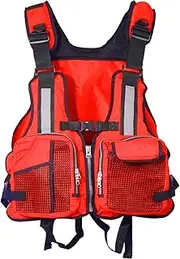 Humdcdy Life Vest Women - Fishing Life Vest With Reflective Strips Floatation Devices,Water Vest, Fishing Floatation Jacket for Water Sports, Paddle Board, Floating, Kayaking, Boating