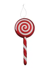 Christmas Tree Ornaments Red and White Candy - 20cm