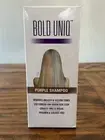 Bold Uniq Purple Shampoo for Blonde Hair: Eliminates Brassy Yellow Tones