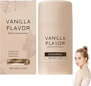 Vanilla Body Deodorant Stick, Natural Deodorant Antiperspirant Stick, Travel Size Long Lasting Perfume, 24h Freshness, Skin Protection, Roll On Odor Women and Men, Natural Ingredients (1pcs)