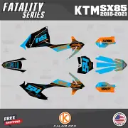 Graphics Kit for KTM 85SX SX85 (2018-2023) Fatality Series - OC