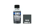 Scale Modellers Supply 30ML Metallic Gunmetal Acrylic Lacquer Paint