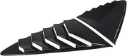 Compatible for Jaguar F-Type 2013-24 Car Rear Glass Window Triangle Blinds Louvers Cover Protector Sticker ABS Carbon Fiber Car Accessories(Carbon Fiber)