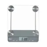 Eat Smart Eat Smart 33lb Glass Platform Food Kitchen Scale with Tare Grey