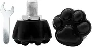 Roller Skate Foot Stops, Roller Skate Footclips, 2 x Foot Clips for Skates with Key - Roller Skating Brake, Lock Caps, Adjustable Replacement Parts for Indoor and