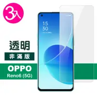 在飛比找momo購物網優惠-OPPO Reno6 5G 6.43吋 透明高清9H鋼化膜手