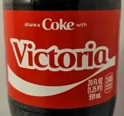 Share A Coke With Victoria 2025 Personalized Coca-Cola Coke Bottle