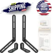 Soundbar Mount Bracket Adjustable For TV Wall Up To 15Lbs Easy Install