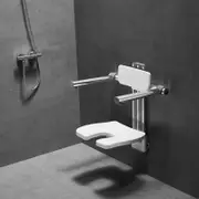 Bathroom Wall Mounted U-Shaped Shower Seat – Safe, Stylish & Space-Saving