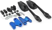 Motorcycle Accessories Side Mirrors Forward Moving Bracket Kit Rearview Mirror XMAX 300 XMAX300 X-MAX 300 2023 Motorcycle Rearview Mirror(Blue Set9)