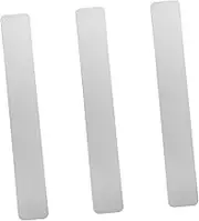 Angoily 3pcs Bulletin Board Strips Sturdy Metal Memo Board Adhesive Backing for Easy Wall Display Bedrooms Offices Home Decor