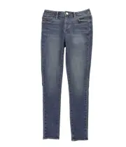 Articles of Society Womens Mid-Rise Skinny Fit Jeans, Blue, 26 Regular