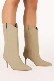 [PUP23] Pallan Boots - Light Taupe Suede 6 tan