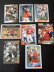 John Elway - 8 Card Lot - 80s/90s NFL Football HOF Broncos (7)
