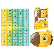 Cartoon Giraffe Card Reader Baby English Word Learning Early Educational Toys
