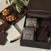 Holiday Ready Hamper with Personalised Passport Holder & Luggage Tag