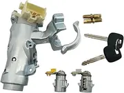 Ignition Lock Core Ignition Switch Steering Barrel Lock Door Lock with 2 Keys Set for Toyota Hilux 1997-2005JAS Ignition Lock Starter Switch