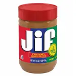 JIF 美國花生醬 (顆粒/柔滑) 顆粒花生醬 柔滑花生醬  454G