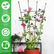 47.24" Plant Trellis Growing Support Metal Potted Climbing Support Frame Flower☾