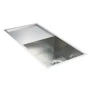 960x450mm Handmade Stainless Steel Undermount / Topmount Kitchen Sink with Waste