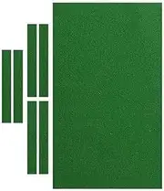 Ronyme Billiards Table Cloth with Six Strips, Indoor for Pool Tables in and, 7ft Green