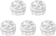 domoi 5PCS Mini Washing Machine USB Two-Way Rotating Turbine Portable Washing Machine for Sock Underwear for Travel