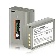 SLODA 2-Pack BLX-1D Battery with USB-C Charging Port for Olympus Om System Om-1 OM1 BLX-1 BLX1 Backup Camera - 7.4V 2200 mAh 16.28Wh