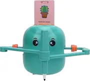 Smart Drawing Robot Cute Interactive Educational Drawing Robot Painting Learning Toy for Birthday Xmas Gifts Art Enlightenment (Light Green)