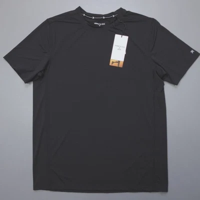 Kenneth Cole Men's Tech SS Shirt Silky Mesh Stretch Wicking Soft Black