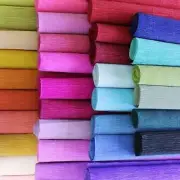 CREPE PAPER GIFT PRTY WRAP CRAFT ROLL 500mm x 20m- VARIOUS COLOURS TO PICK FROM
