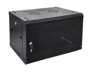 6U Wall Mount Server Cabinet Network Rack Vented Enclosure Locking Door 6U Mesh