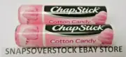 2-PACK CHAPSTICK COTTON CANDY, BRAND NEW SEALED 0.15 OZ. TUBES W/ FREE SHIPPING