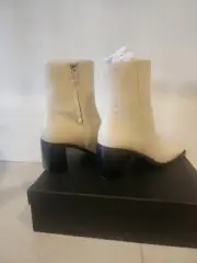 Tony Bianco Brand New Size 9 Womans Ankle Boots Vanilla Cream Rrp $279.95
