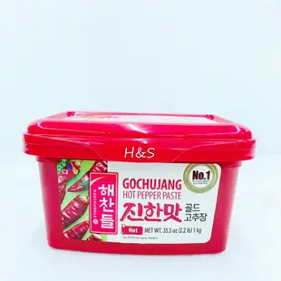 CJ韓國辣椒醬1kg 大包裝 CJ辣椒醬 韓式辣椒醬 辣醬 韓國原裝進口 醬料 韓國進口