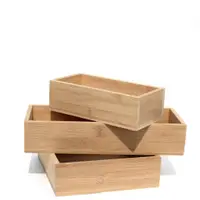 在飛比找蝦皮購物優惠-可客製化【木盒】無蓋 木盒 定做 竹子楠竹木盤訂製 菜品盒子