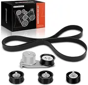 Engine Serpentine Belt Drive Kit Compatible with Infiniti FX37 2013-2013, Q40 2015, Q70 2014-2017, Q70 2014-2017, QX50/QX70 2014-2017 & Nissan 370Z 2016-2018, 3.7L