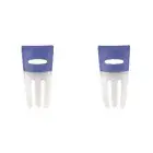 2x Dexas 26.5cm Silicone Salad Hands Fruit/Vegetable Mixer Kitchen Utensil Blue