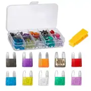 120PCS Car Fuses Assortment Kit, Automotive Fuses, Car Blade Fuse Kit with Pu...