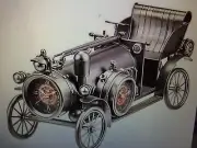 The Barrell Shack -The Royce-Handmade XL Vintage Car Clock With MetalDisplay Box