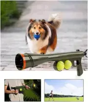 Dog Tennis Ball Gun Launcher Pet Play Outdoor Toy Fetch Throw Interactive Toy