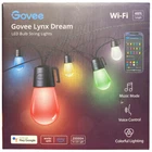 GOVEE Lynx Dream LED Bulb Wi-Fi String Lights, 15 Bulbs, 48ft, H7028AB1
