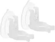 SUPVOX Valentines Day Decor Window Candle Suction Cup Holders Clamp Led Candles Light Holder Clips for Christmas Decorations