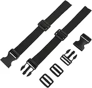 BAZEITFLOW 2Pcs Adjustable Utility Straps with Quick Release Buckle Durable Webbing Fasteners for Luggage Camping Gear and Sports Equipment Multipurpose Bundling Belts
